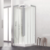 Horizon square cubicle with sliding doors
