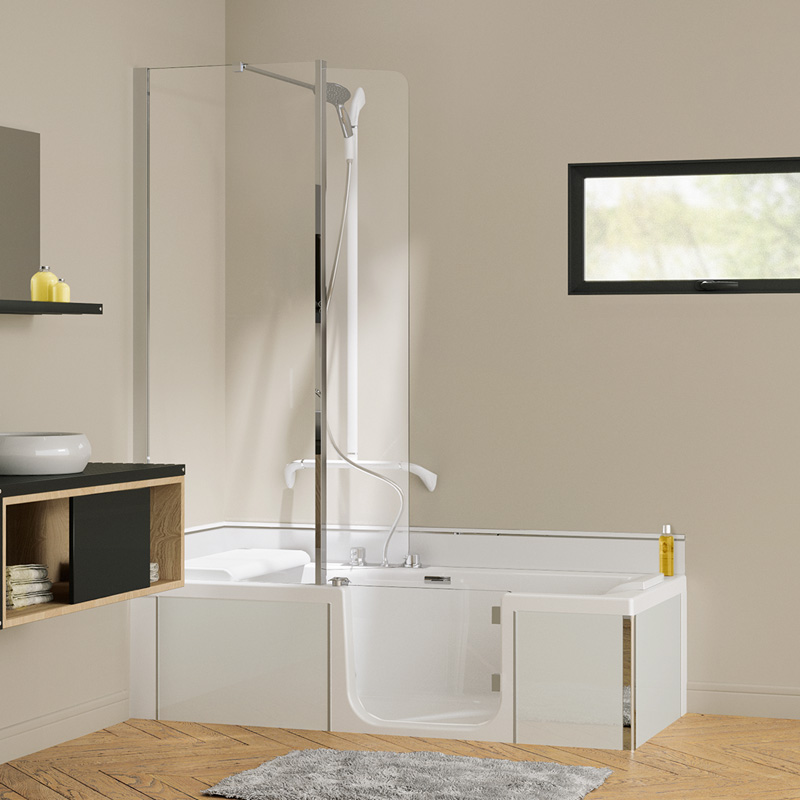 Kineduo with panel on left